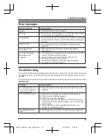 Предварительный просмотр 33 страницы Panasonic KX-TG2721NZ Operating Instructions Manual