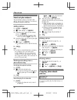 Предварительный просмотр 16 страницы Panasonic KX-TG2722NZ Operating Instructions Manual