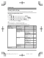 Предварительный просмотр 18 страницы Panasonic KX-TG2722NZ Operating Instructions Manual