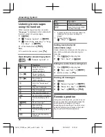 Предварительный просмотр 26 страницы Panasonic KX-TG2722NZ Operating Instructions Manual