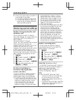 Предварительный просмотр 28 страницы Panasonic KX-TG2722NZ Operating Instructions Manual