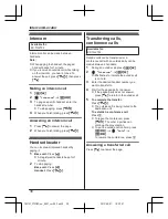 Предварительный просмотр 30 страницы Panasonic KX-TG2722NZ Operating Instructions Manual