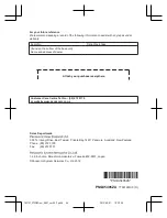 Предварительный просмотр 44 страницы Panasonic KX-TG2722NZ Operating Instructions Manual