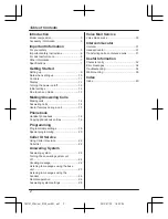 Preview for 2 page of Panasonic KX-TG2723AL Operating Instructions Manual