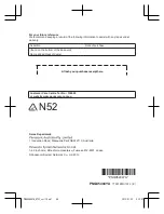 Preview for 44 page of Panasonic KX-TG2723AL Operating Instructions Manual