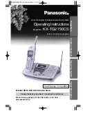 Предварительный просмотр 1 страницы Panasonic KX-TG2730CS Operating Instructions Manual