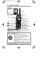 Предварительный просмотр 8 страницы Panasonic KX-TG2730CS Operating Instructions Manual