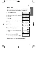 Предварительный просмотр 17 страницы Panasonic KX-TG2730CS Operating Instructions Manual