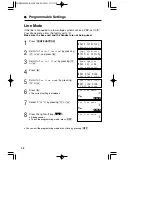 Предварительный просмотр 18 страницы Panasonic KX-TG2730CS Operating Instructions Manual