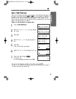 Предварительный просмотр 19 страницы Panasonic KX-TG2730CS Operating Instructions Manual