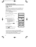 Предварительный просмотр 20 страницы Panasonic KX-TG2730CS Operating Instructions Manual