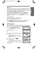 Предварительный просмотр 21 страницы Panasonic KX-TG2730CS Operating Instructions Manual