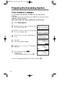 Предварительный просмотр 22 страницы Panasonic KX-TG2730CS Operating Instructions Manual