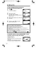 Предварительный просмотр 30 страницы Panasonic KX-TG2730CS Operating Instructions Manual