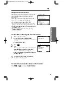 Предварительный просмотр 31 страницы Panasonic KX-TG2730CS Operating Instructions Manual