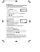 Предварительный просмотр 32 страницы Panasonic KX-TG2730CS Operating Instructions Manual