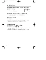 Предварительный просмотр 34 страницы Panasonic KX-TG2730CS Operating Instructions Manual