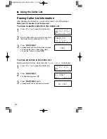 Предварительный просмотр 42 страницы Panasonic KX-TG2730CS Operating Instructions Manual