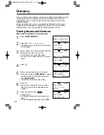 Предварительный просмотр 44 страницы Panasonic KX-TG2730CS Operating Instructions Manual