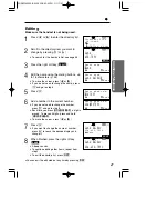 Предварительный просмотр 47 страницы Panasonic KX-TG2730CS Operating Instructions Manual