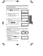 Предварительный просмотр 61 страницы Panasonic KX-TG2730CS Operating Instructions Manual