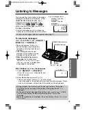 Предварительный просмотр 73 страницы Panasonic KX-TG2730CS Operating Instructions Manual