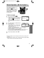 Предварительный просмотр 77 страницы Panasonic KX-TG2730CS Operating Instructions Manual