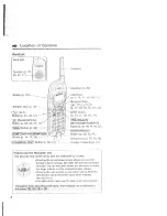 Preview for 8 page of Panasonic KX-TG2730S - 2.4 GHz DSS Expandable Cordless Phone Operating Instructions Manual