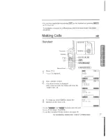 Предварительный просмотр 27 страницы Panasonic KX-TG2730S - 2.4 GHz DSS Expandable Cordless Phone Operating Instructions Manual