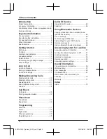 Preview for 2 page of Panasonic KX-TG273CSK Operating Instructions Manual