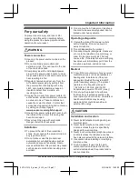 Preview for 7 page of Panasonic KX-TG273CSK Operating Instructions Manual