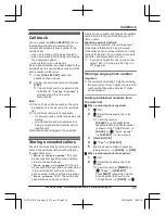 Preview for 25 page of Panasonic KX-TG273CSK Operating Instructions Manual