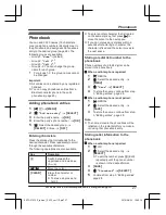 Preview for 27 page of Panasonic KX-TG273CSK Operating Instructions Manual