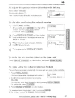 Предварительный просмотр 37 страницы Panasonic KX-TG2740S - 2.4 GHz DSS Expandable Cordless Speakerphone Operating Instructions Manual