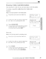 Предварительный просмотр 49 страницы Panasonic KX-TG2740S - 2.4 GHz DSS Expandable Cordless Speakerphone Operating Instructions Manual