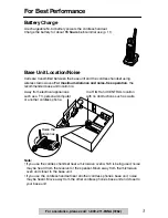 Предварительный просмотр 3 страницы Panasonic KX-TG2750S Operating Instructions Manual