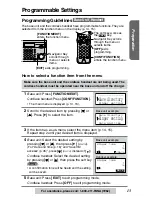 Предварительный просмотр 13 страницы Panasonic KX-TG2750S Operating Instructions Manual