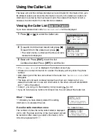 Предварительный просмотр 26 страницы Panasonic KX-TG2750S Operating Instructions Manual