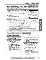 Предварительный просмотр 29 страницы Panasonic KX-TG2750S Operating Instructions Manual