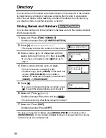 Предварительный просмотр 30 страницы Panasonic KX-TG2750S Operating Instructions Manual