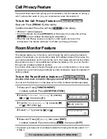 Предварительный просмотр 41 страницы Panasonic KX-TG2750S Operating Instructions Manual