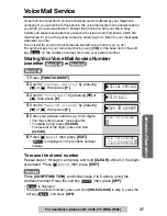 Предварительный просмотр 45 страницы Panasonic KX-TG2750S Operating Instructions Manual