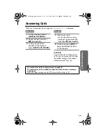 Предварительный просмотр 29 страницы Panasonic KX-TG2770CS Operating Instructions Manual