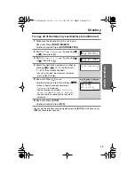 Предварительный просмотр 39 страницы Panasonic KX-TG2770CS Operating Instructions Manual