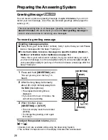 Предварительный просмотр 20 страницы Panasonic KX-TG2770S Operating Instructions Manual