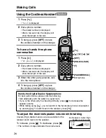 Предварительный просмотр 26 страницы Panasonic KX-TG2770S Operating Instructions Manual