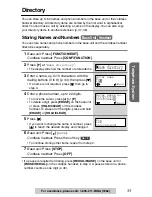 Preview for 33 page of Panasonic KX-TG2770S Operating Instructions Manual