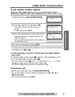 Preview for 47 page of Panasonic KX-TG2770S Operating Instructions Manual