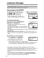 Preview for 54 page of Panasonic KX-TG2770S Operating Instructions Manual