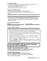 Preview for 84 page of Panasonic KX-TG2770S Operating Instructions Manual